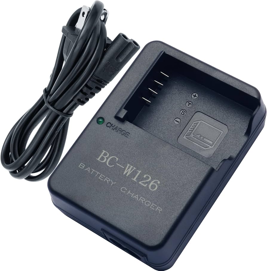 Amazon.com: BC-W126S Battery Charger for Fujifilm NP-W126 NP-W126S